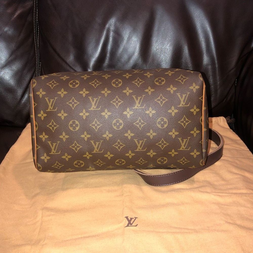 LOUIS VUITTON Monogram Speedy 30 Boston Travel Overnight Tote Bag LV 30 - Picture 4 of 16